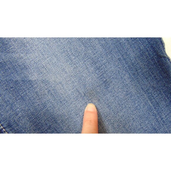 Express Stella Low Rise Bootcut Dark Wash Denim Jeans Womens Size 12 Blue - Picture 3 of 10